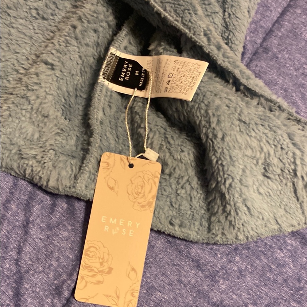 Cozy Blue Fleece Vest - Picture 3 of 5